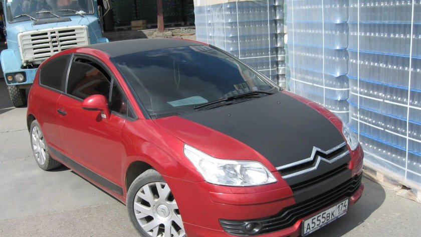 Ситроен с4 купе красный