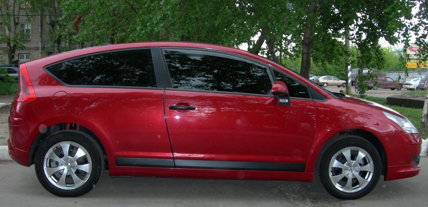 Citroen c4 2008 красный