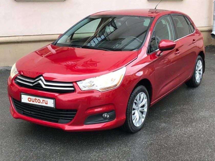 Ситроен с4 красный