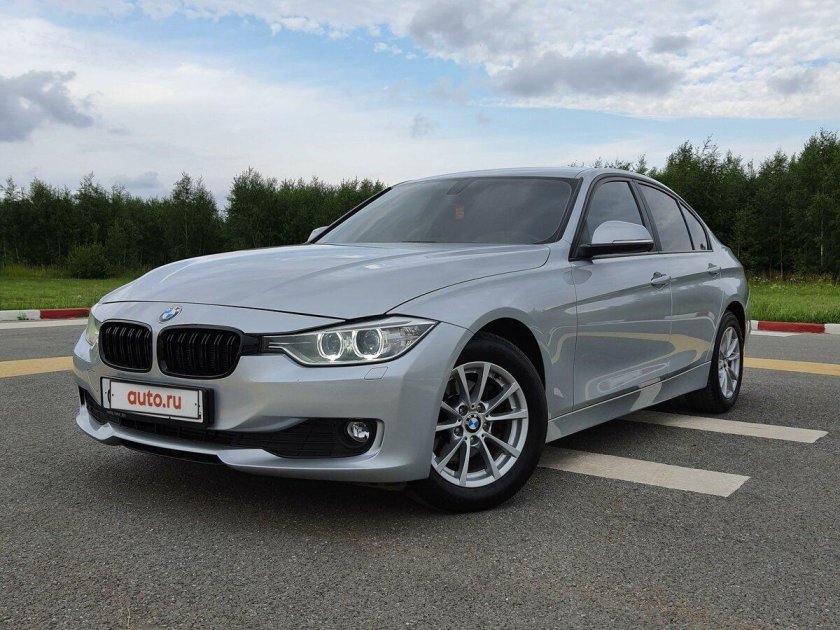 BMW f30 серебро