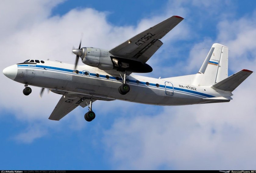 АН-24 пассажирский самолёт
