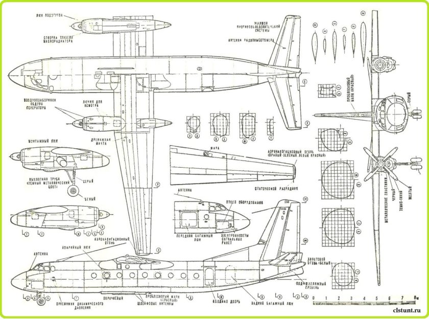 АН 2 сбоку чертеж