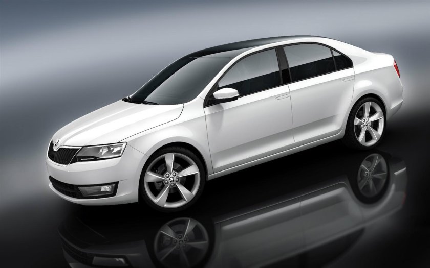 Шкода Рапид 2021 белая