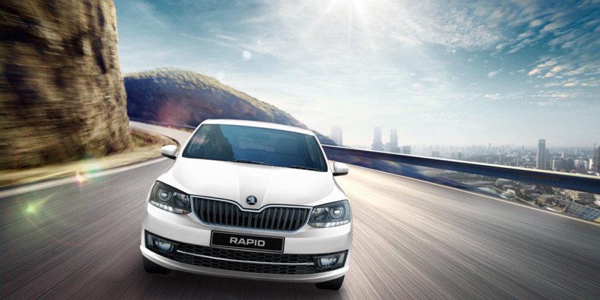 Шкода Рапид 2022 обои