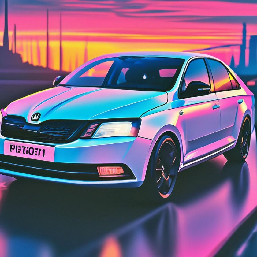 Белый skoda rapid