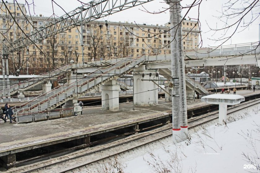 Авиамоторная ЖД платформа