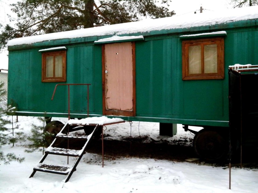 Строительный вагончик СССР 8 метров вес