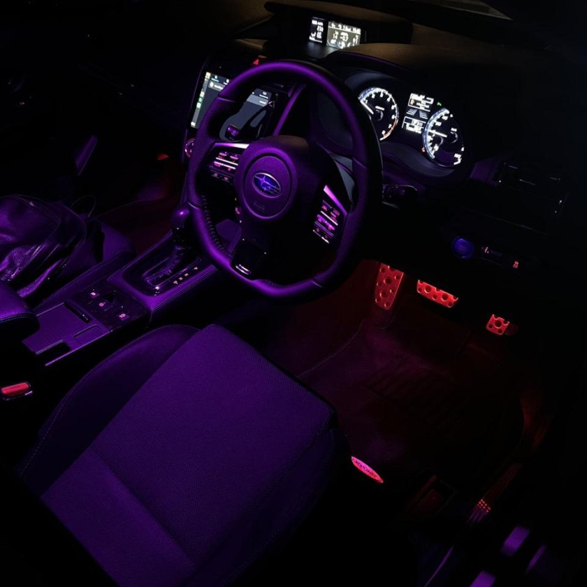 Подсветка ног субару форестер sj