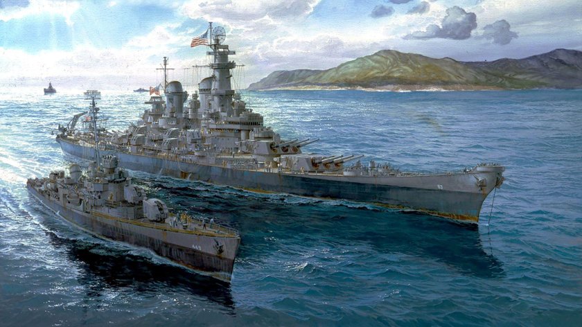 Линкор Миссури арт