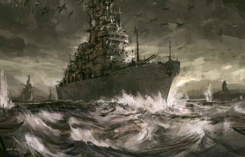 Корабль арт