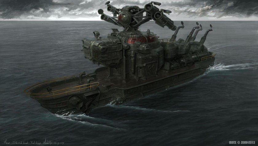 Космический корабль дизельпанк