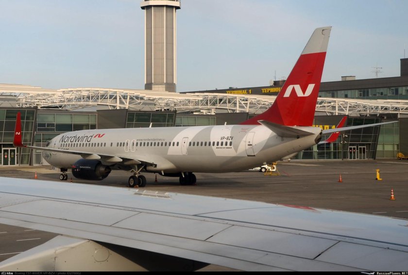 Самолёт nordwind airlines