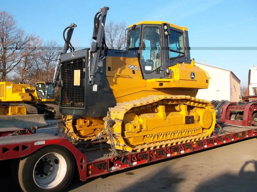 Перевозка бульдозера