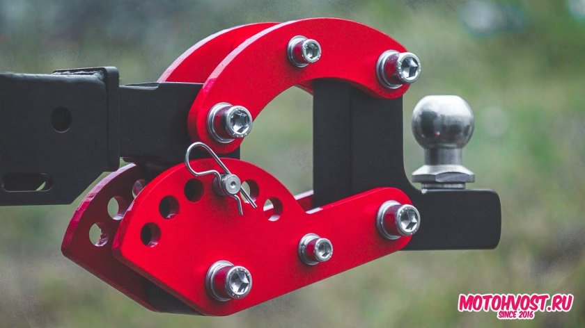 Регулируемый фаркоп под квадрат 50 на 50