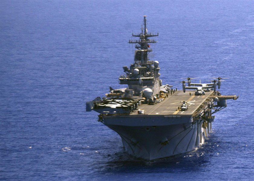 USS Wasp LHD-1 чертеж