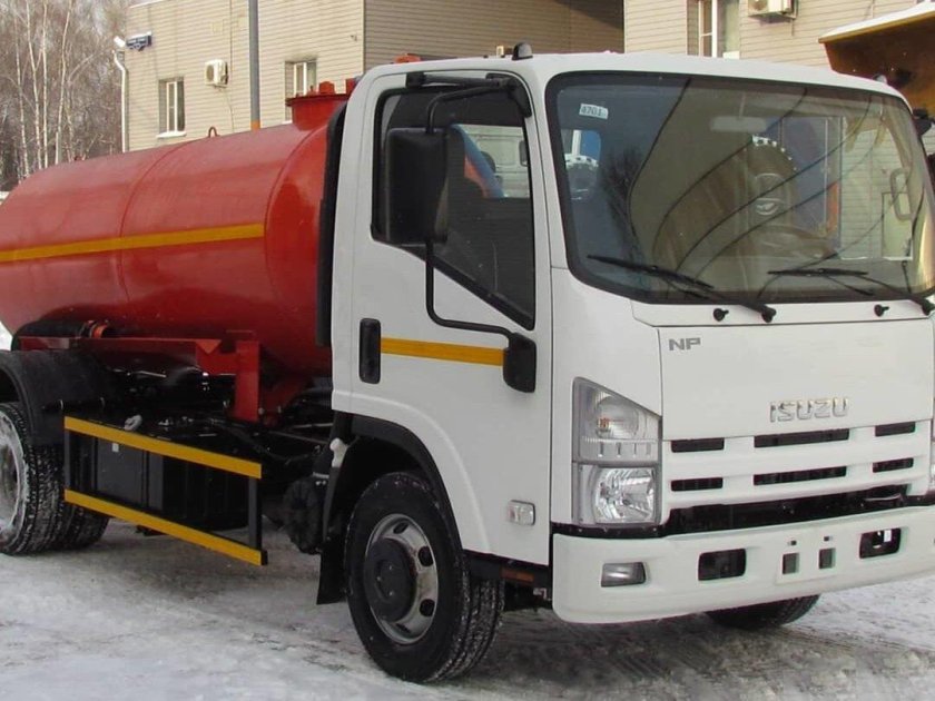 Вакуумная машина Isuzu npr75