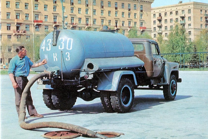 ГАЗ 53а ассенизатор АНМ-53
