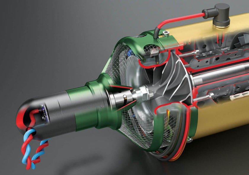 Микро турбореактивный двигатель Джет
