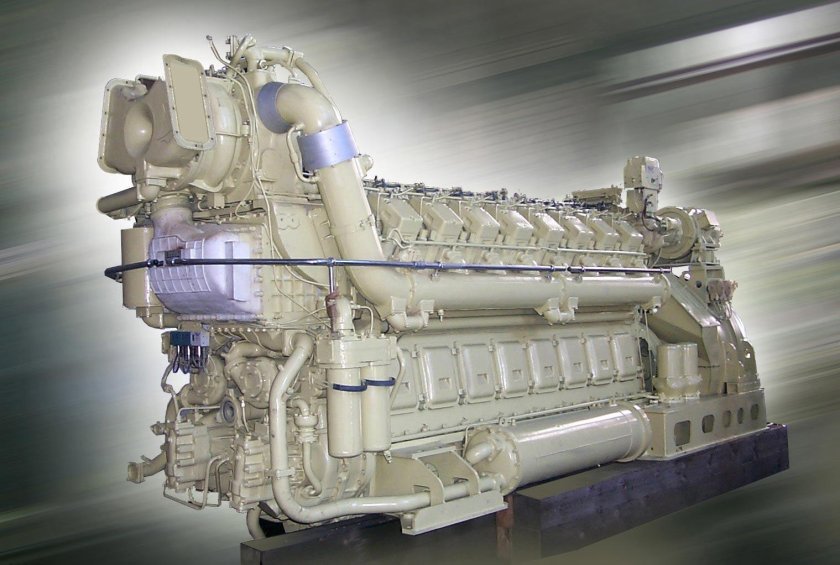 Дизель тепловоза 2тэ116