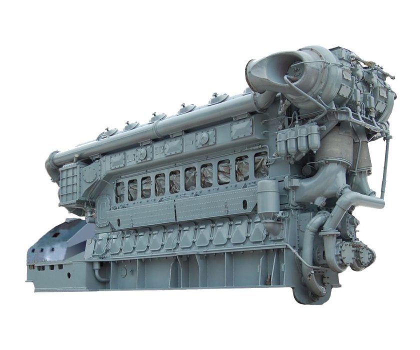 Дизель 10д100 в тепловозе