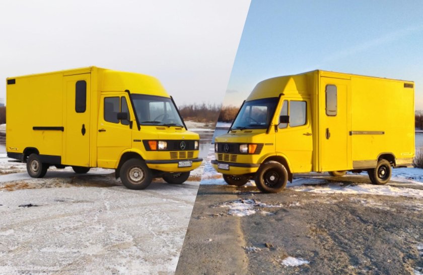 Mercedes Benz t1 почтовик