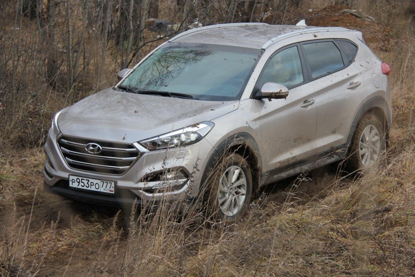 Хендай Туссан на бездорожье 2020