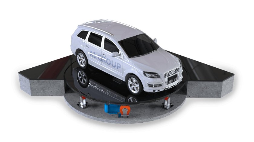 Подиум для автомобиля