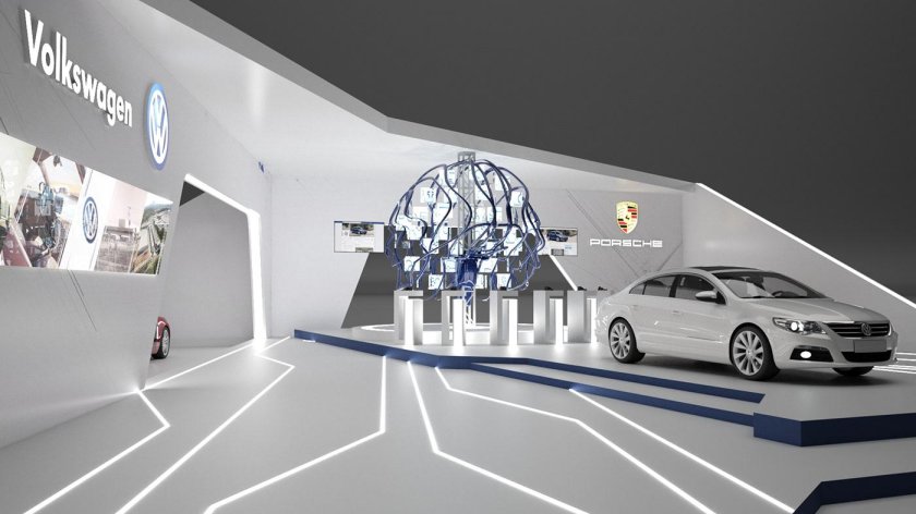 Выставочный стенд автомобиль