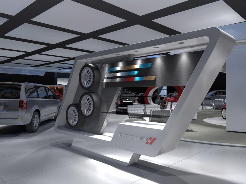 Выставочный стенд автомобиль