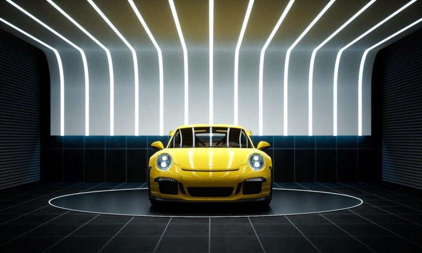 Блестящий автомобиль