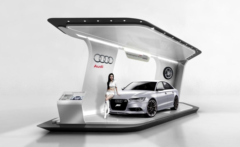 Подиум для машины