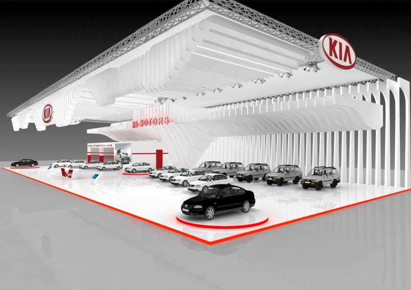 Автомобильный выставочный стенд