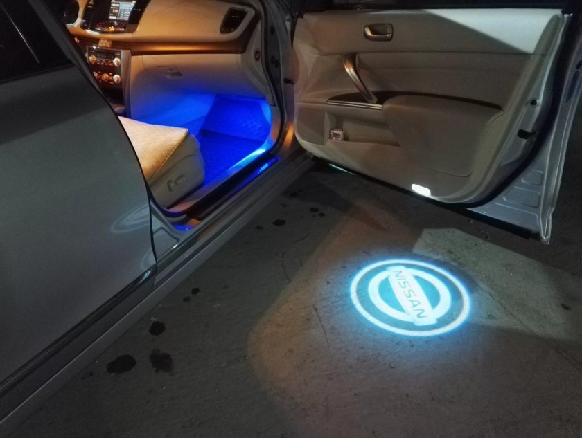 Подсветка дверей Ниссан Теана j32