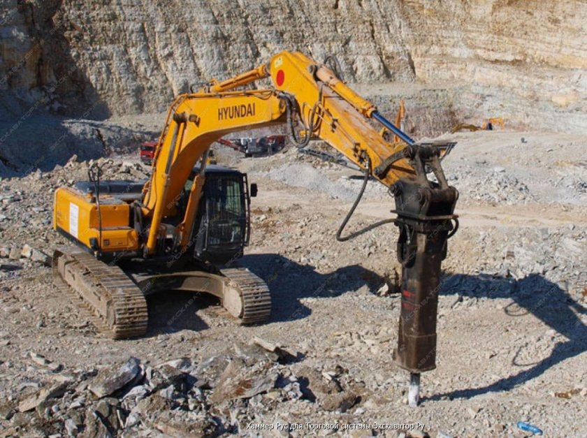 Гидромолот для экскаватора Hammer hm850hd