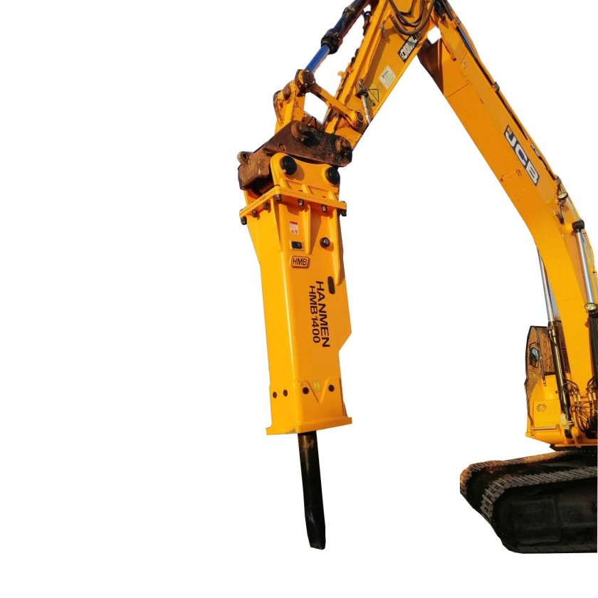 Экскаватор погрузчик JCB С гидромолотом