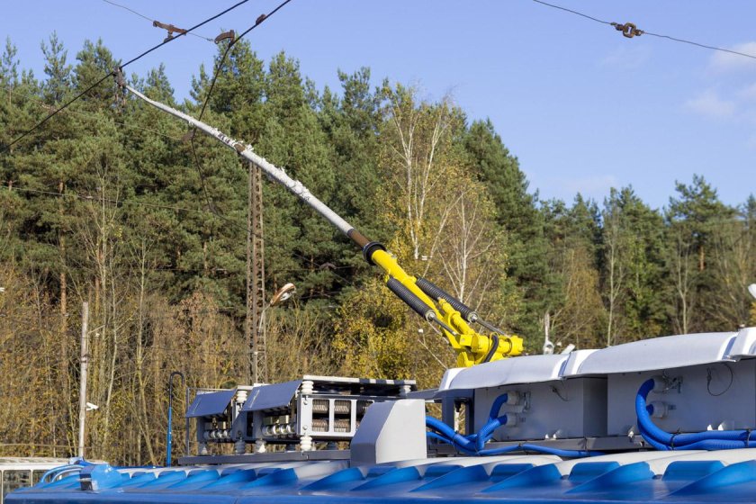 Обрыв контактной сети троллейбуса