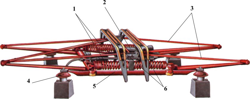 Токоприемник электровоза вл80с