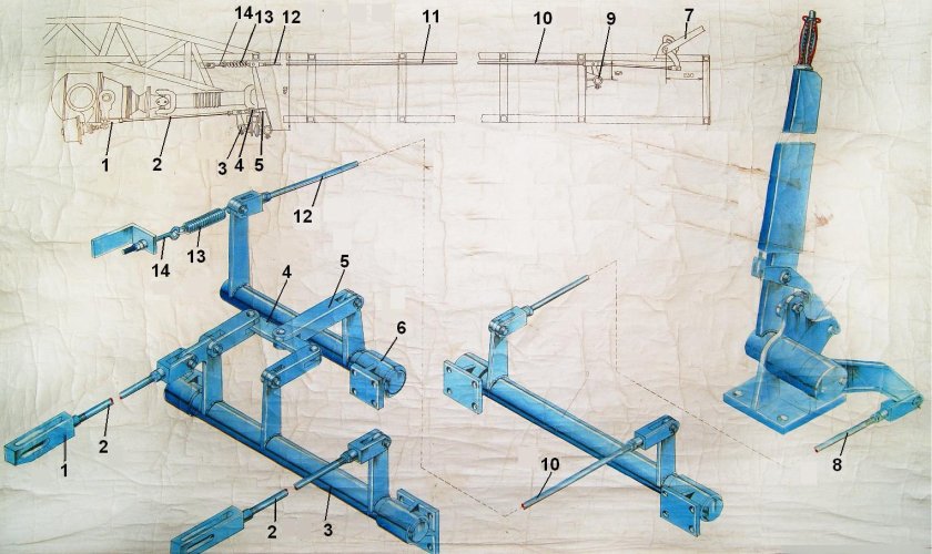 Стояночный тормоз троллейбуса ЗИУ 682
