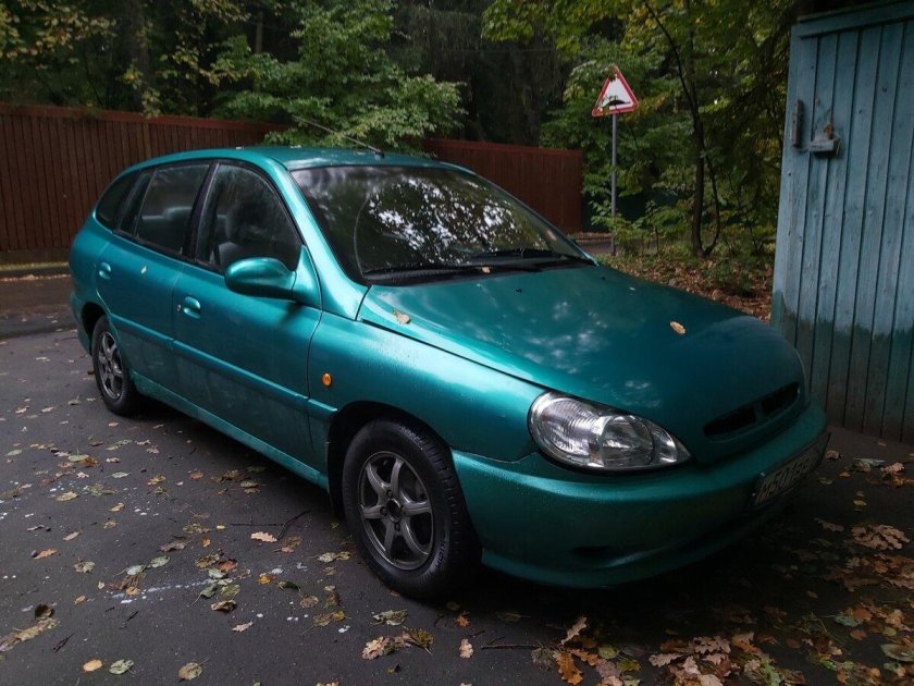 Киа Рио 1 универсал в цвете Раптор