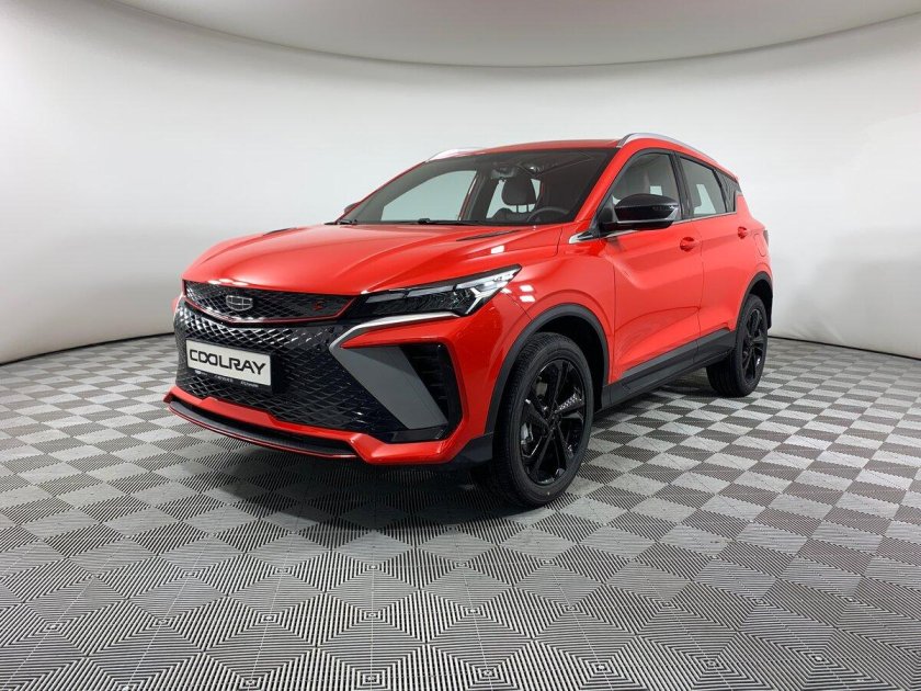 Geely coolray 2022 красный