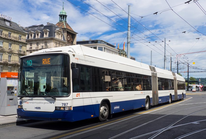 Hess троллейбус