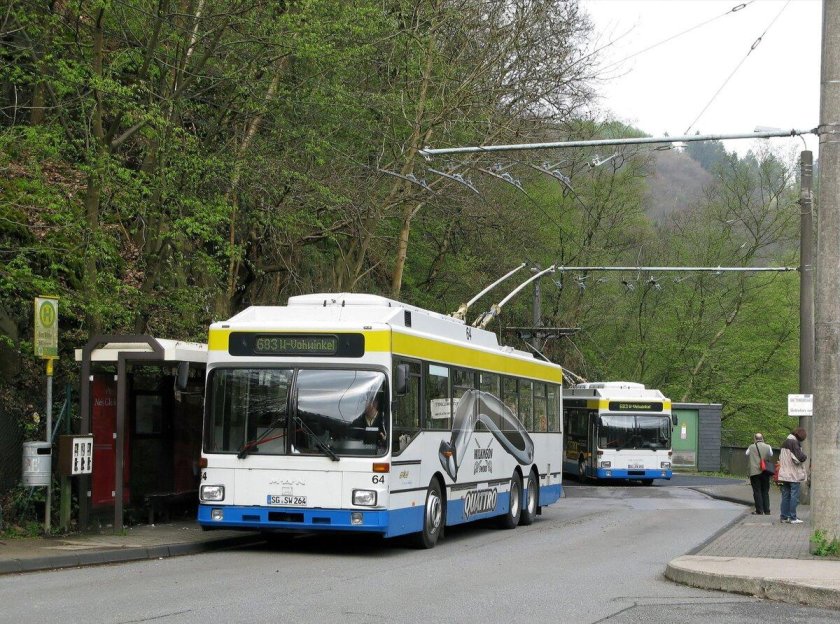 Золинген, Германия троллейбус