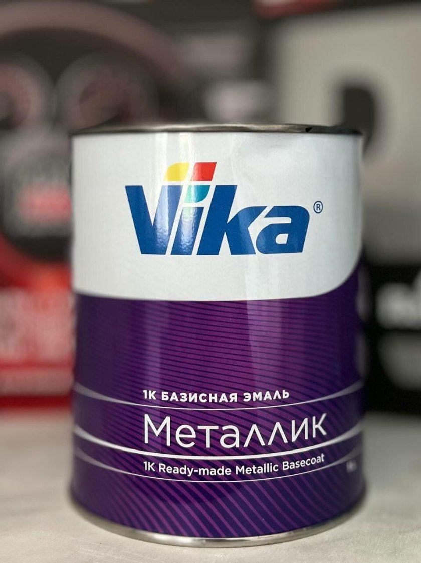 Базисная эмаль металлик vika