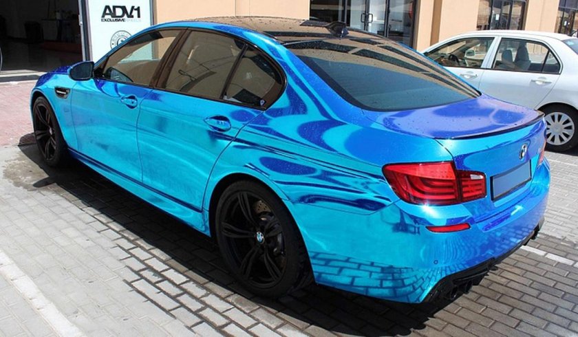 BMW m5 бирюзовая