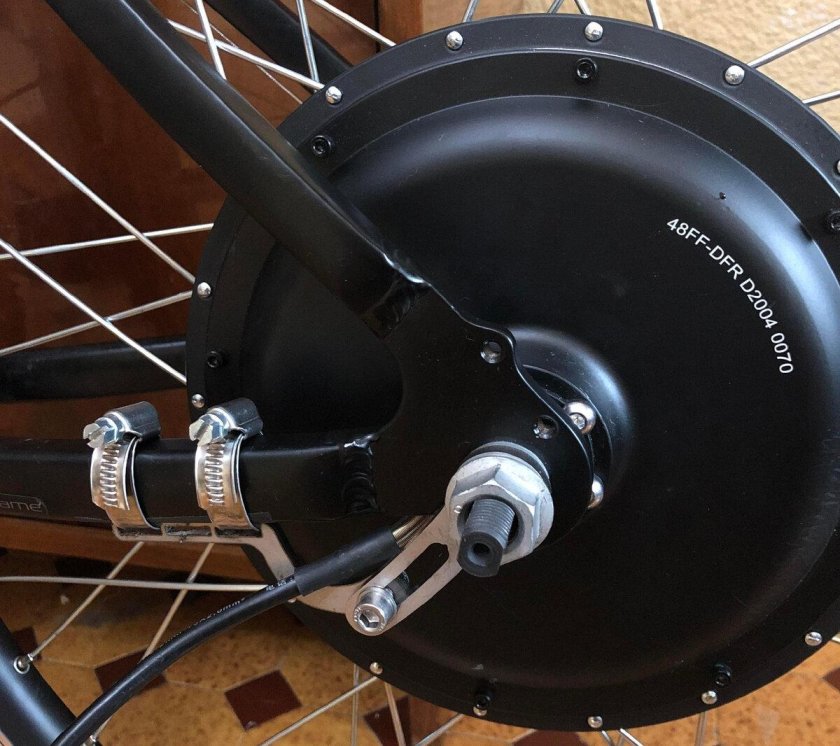 Усилитель дропаутов для электровелосипеда