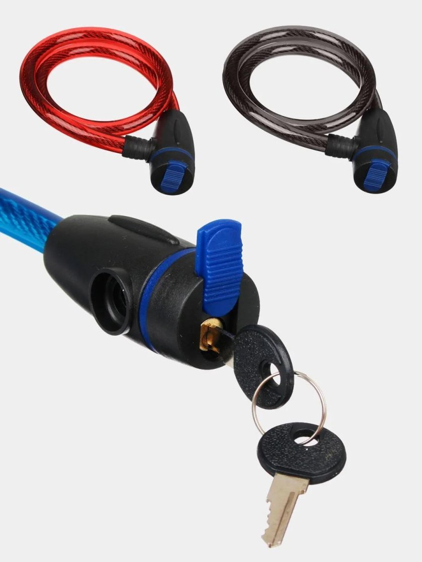 Замок для велосипеда усиленный стальной каленый металл