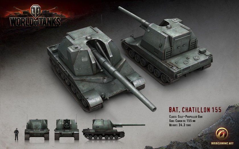 Танк bat Chatillon 155 58