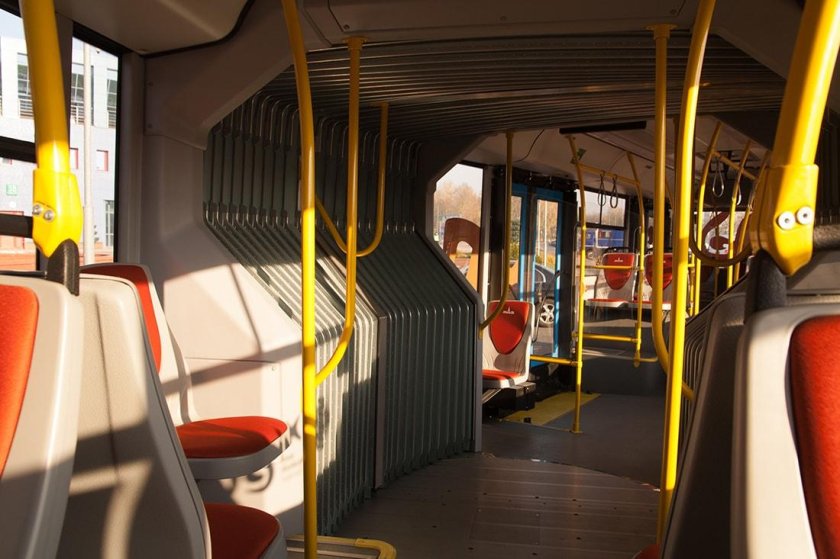 Автобус МАЗ 216 гармошка