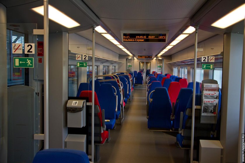 Комфорт поезд Ласточка 820