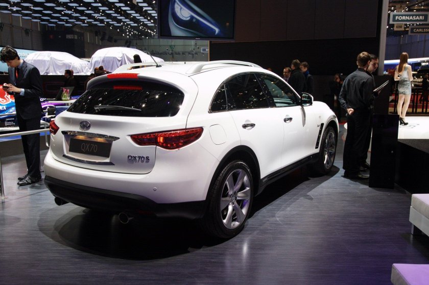 Infiniti qx70 сзади